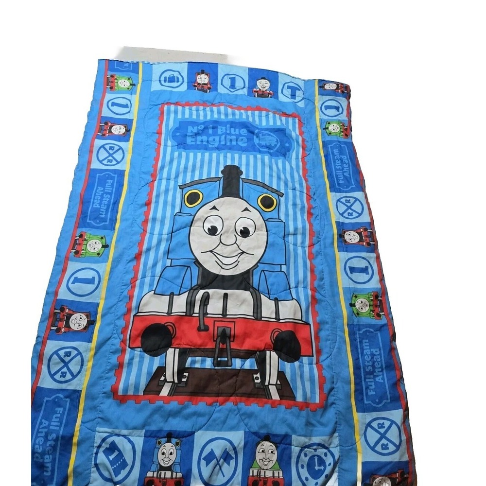 Thomas And Friends Twin Size Blacket Blue Trains